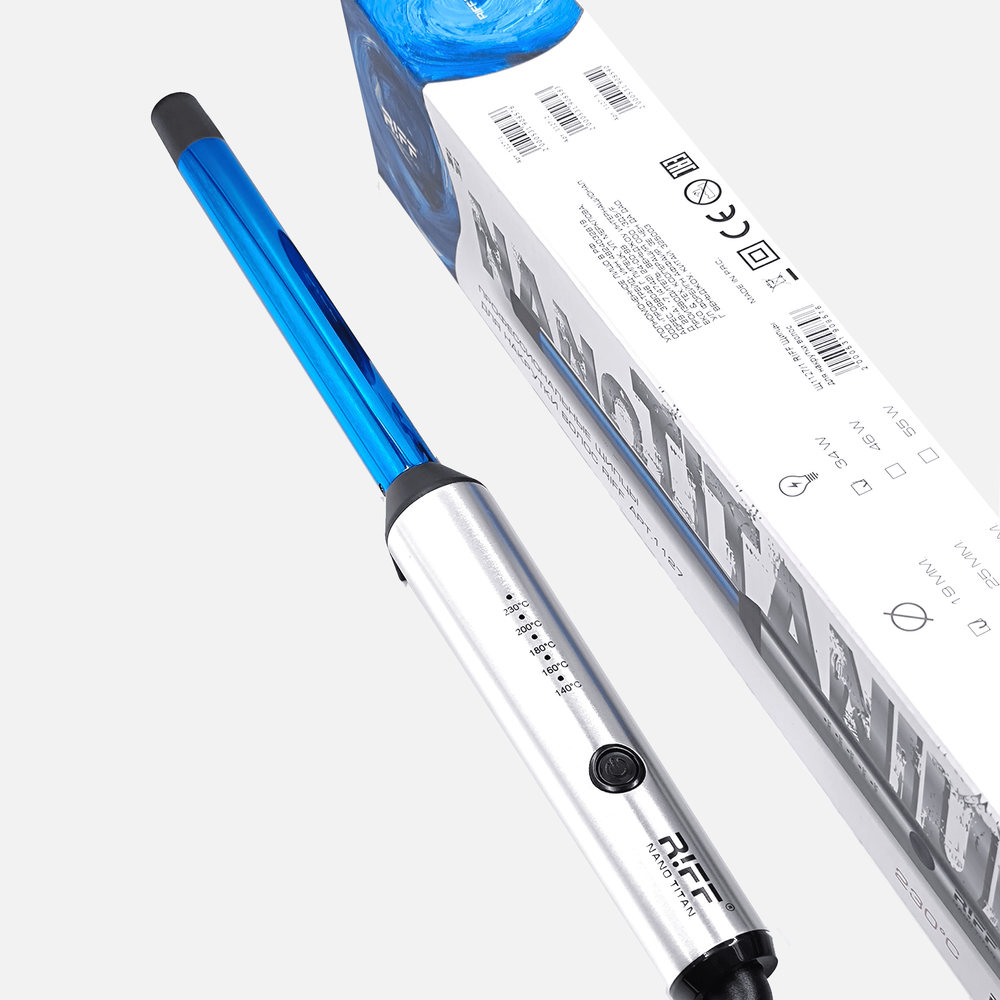 Плойка 19 мм RIFF Щ1127/1 NanoTitanium титановая без зажима 140-230ºC