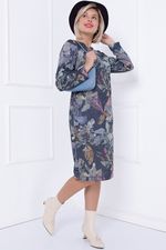 ПЛАТЬЕ САЛЕМИ (БЛУ ФЛОВЕРС) Bellovera (Акция)