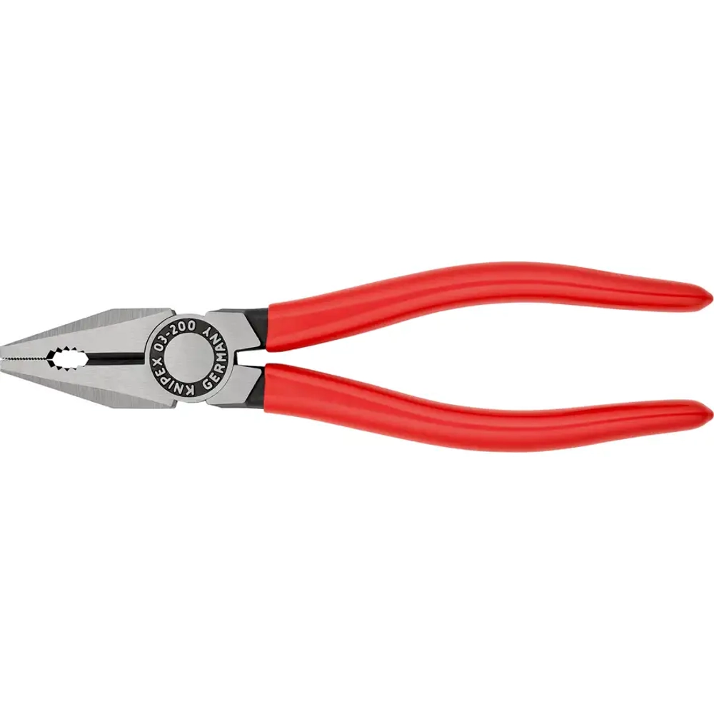 Плоскогубцы комбинированные черненые 200 мм Knipex 03 01 200