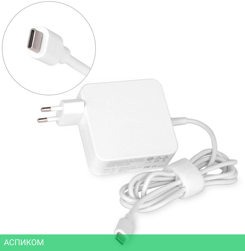 Блок питания для ноутбука TopON 102449 (TOP-UC65W)