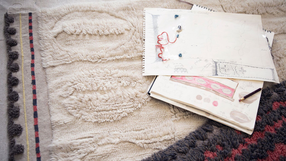 Шерстяной стираемый ковер Lorena Canals Bahari  L (170 x240 см)