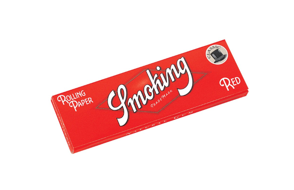 Бумага для самокруток SMOKING REGULAR RED*60