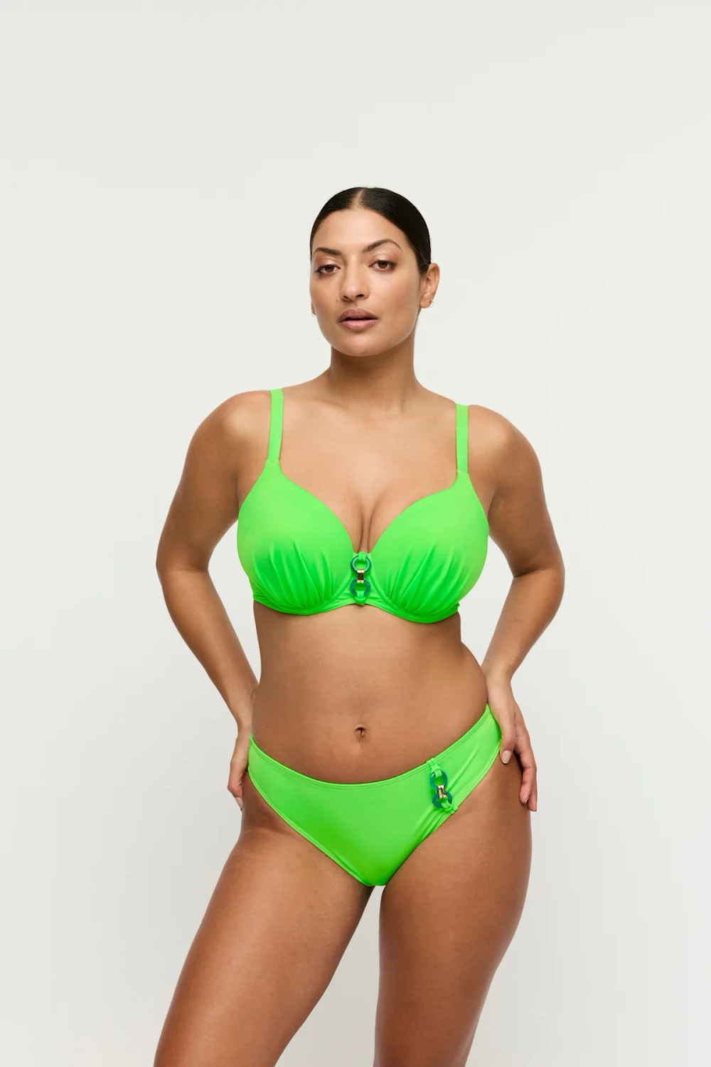 PRIMADONNA Swim Pilon Плавки бикини, неоновый лаймовый