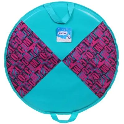 Ледянка мягкая круглая 60 см Crazy (микс цветов)