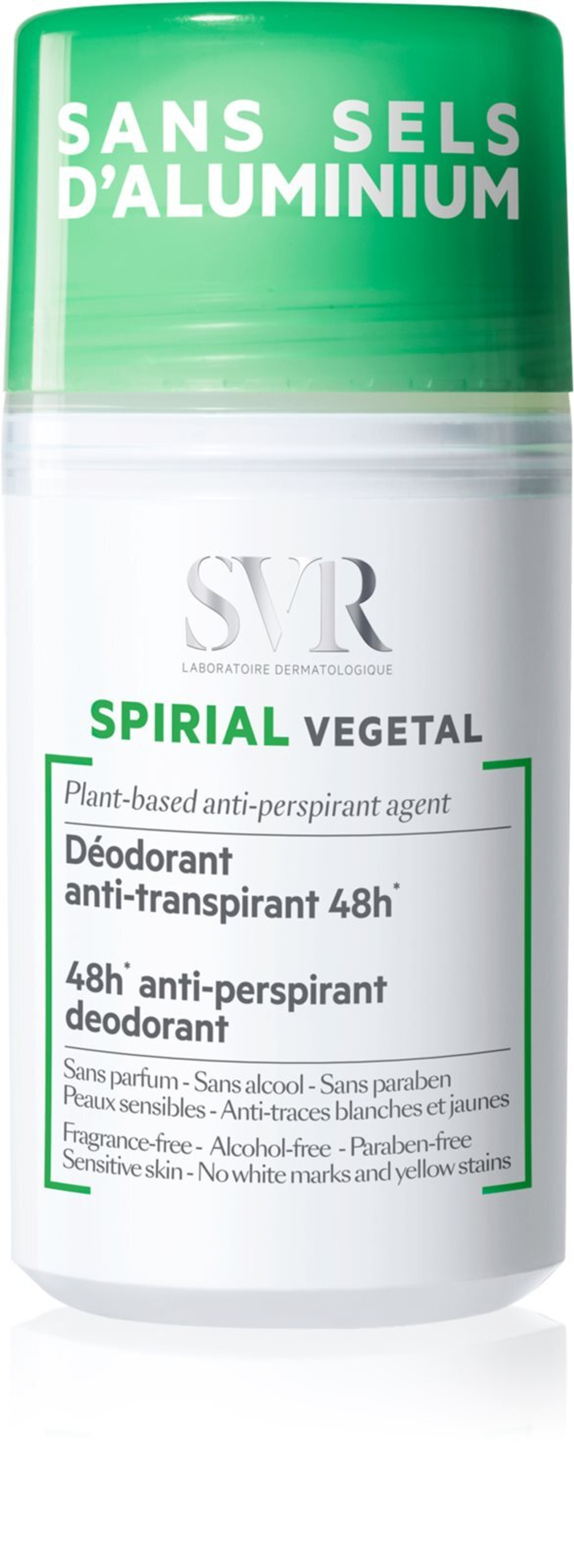 SVR Spirial - шариковый антиперспирант для чувствительной кожи /   50  ml  / GTIN 3401320541414