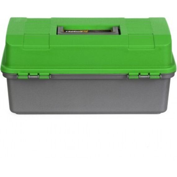 Ящик рыболова Helios двухполочный зеленый