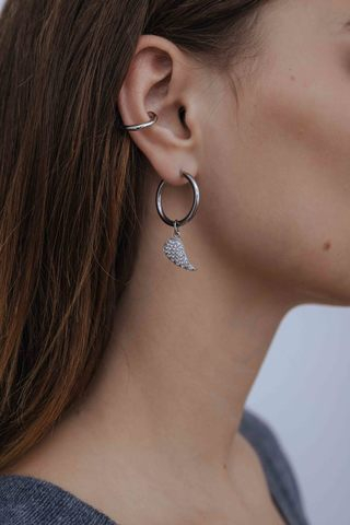 Подвеска Крыло с камнями