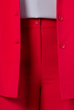 Брюки женские 2757АПВ, красный #38К022757АПВ