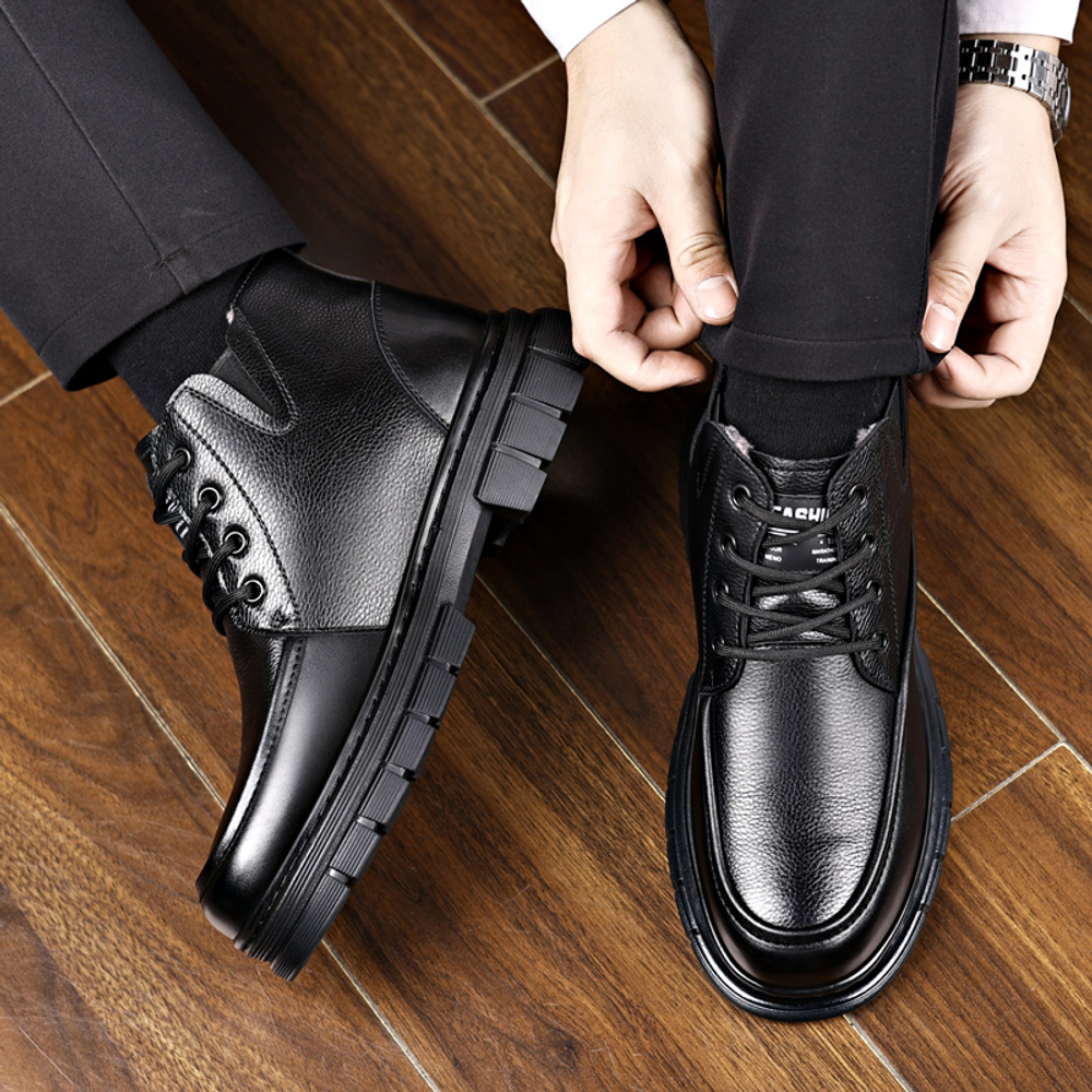 CHENGSHILUOTUO Insulated Shoes Men"s