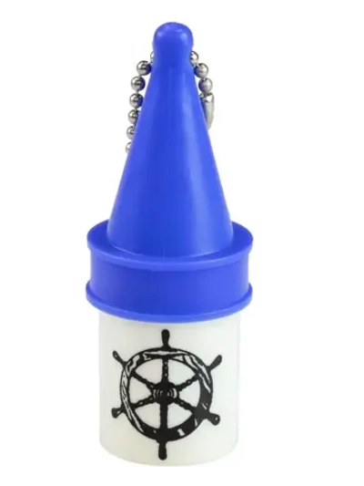 Брелок нетонущий, разборный контейнер (красно-синий)