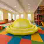 Надувное оборудование «Надувной живот» 3*3*1,2 м, жёлтый