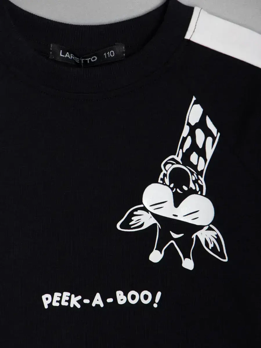 Футболка детская черная