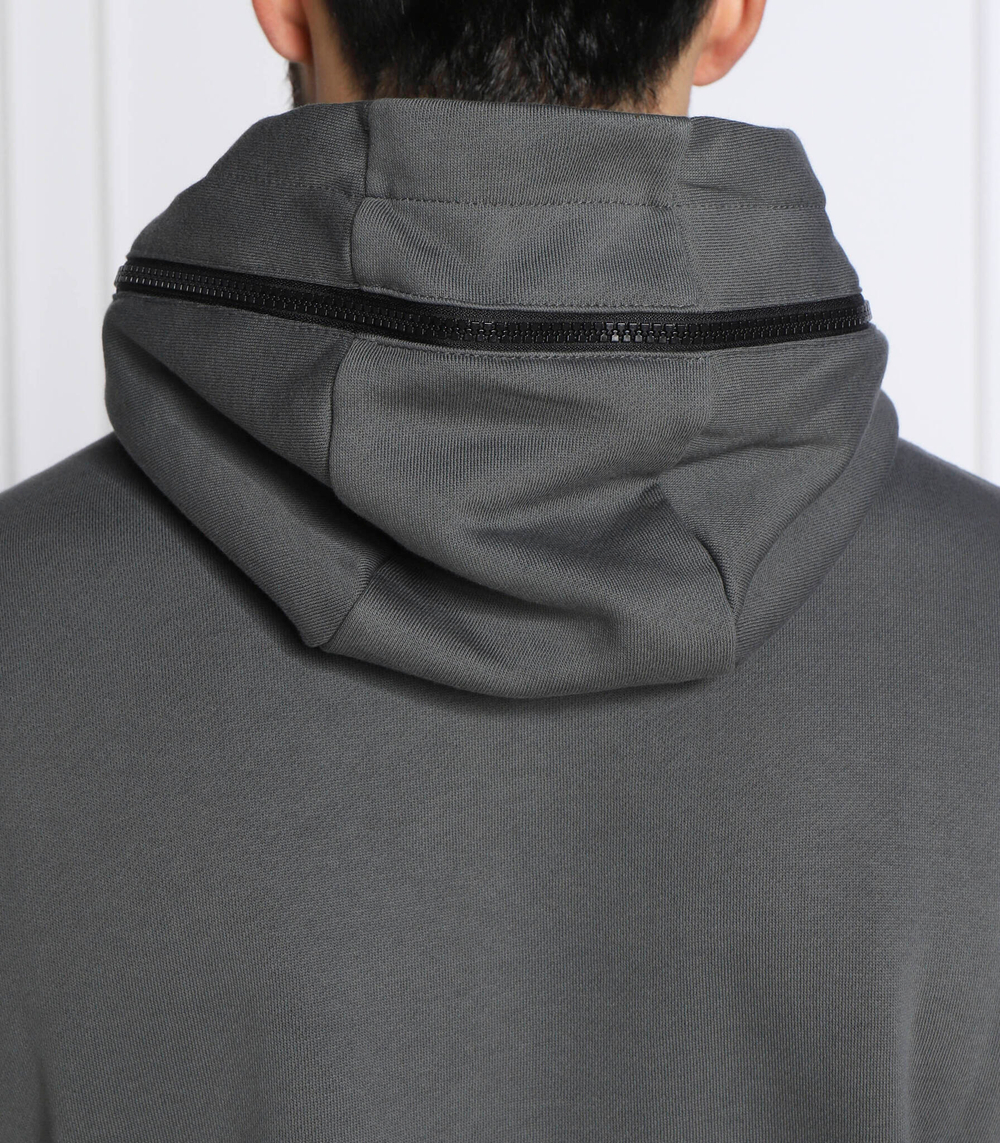 Худи EA7 - серый(6LPM88 PJ07Z)