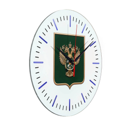 Настенные часы "герб Росимущества щит 52"
