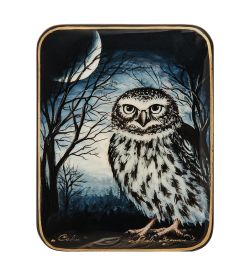 Народные промыслы ШК-55/176-B Шкатулка «Сова» исп. Земина