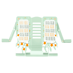 Подставка для книг "Гуси" СТАММ, металлическая, регулируемый угол наклона, с держателем