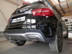 Оцинкованный фаркоп на Mercedes GLA-Class 2014-2019, Infiniti Q30 2016-2019, Infiniti QX30 2016-2019 (без электрики), Galia M134C