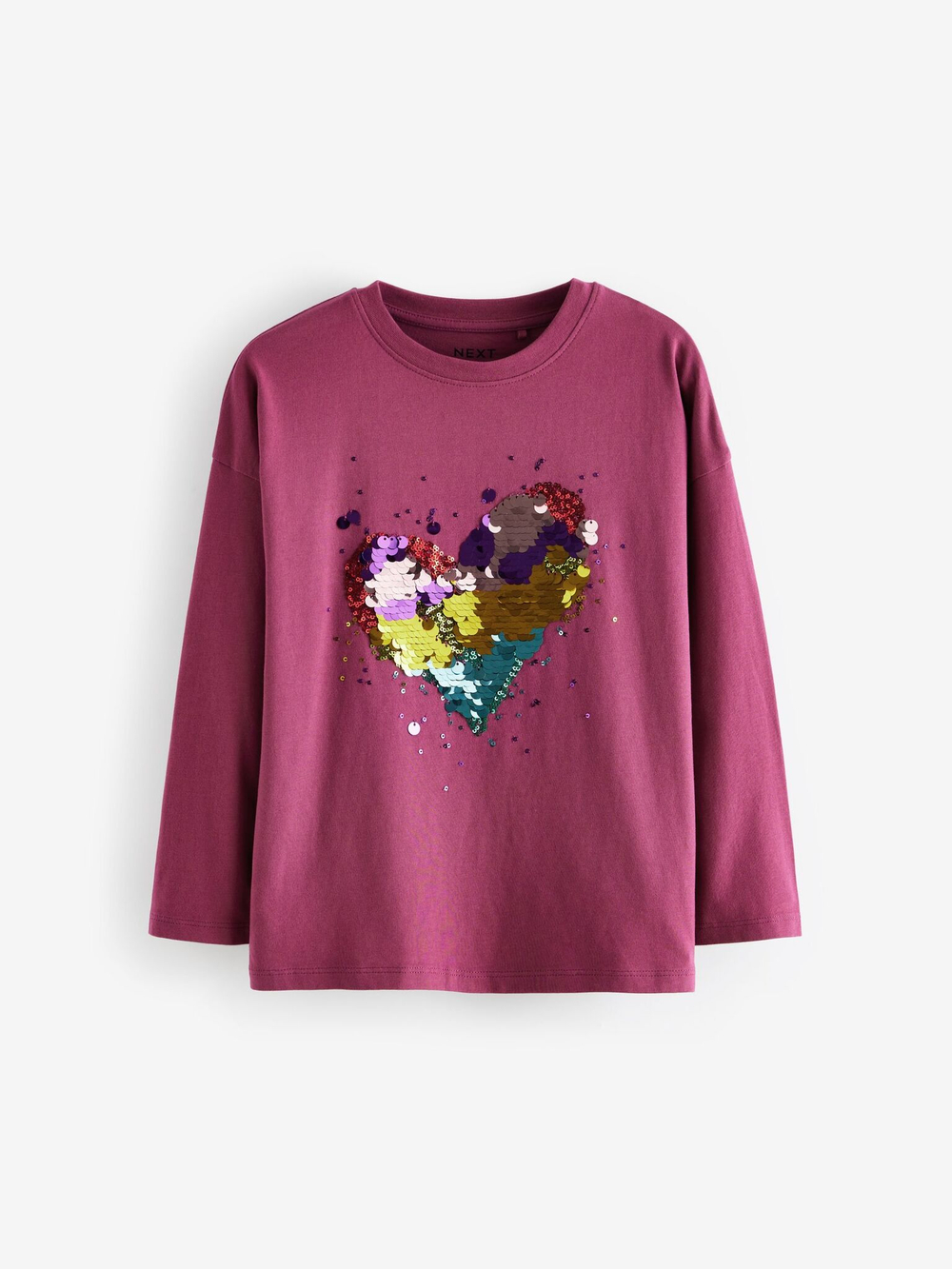 Лонгслив для девочки Next N90-170, Бордовый