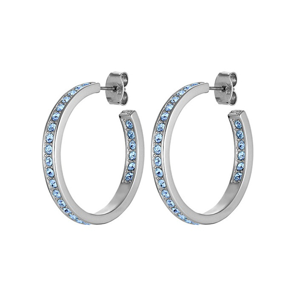 Серьги Dyrberg Kern JUSTINA SS LIGHT BLUE 420135 BL/S