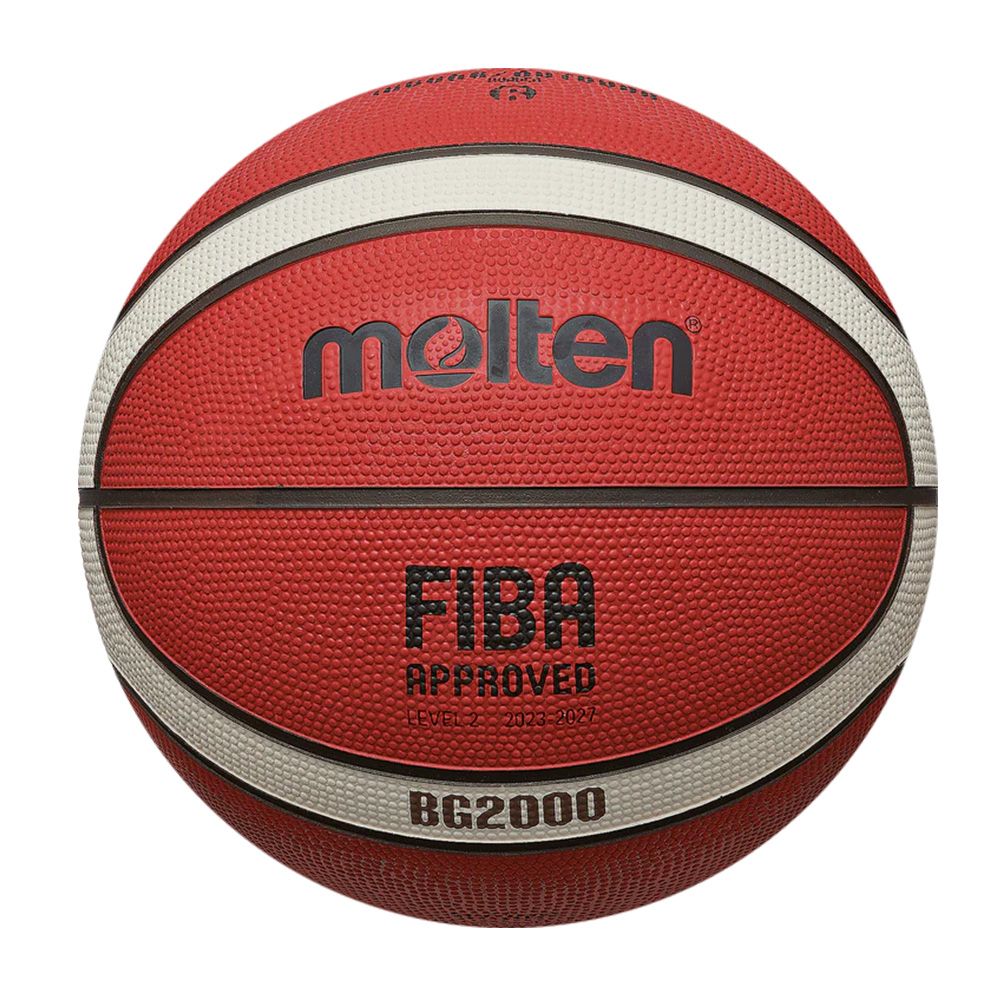 Мяч баск. MOLTEN B6G2000 р. 6, FIBA Appr Level II, 12панелей, резина, бут.кам,нейл.корд,ор-беж-чер