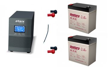 Комплект ИБП SC 1000 online + GPL 12-55 х 2 шт.