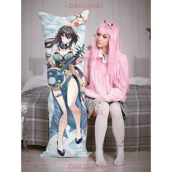 Дакимакура Жуань Мэй Хонкай Стар Рейл арт. 1148