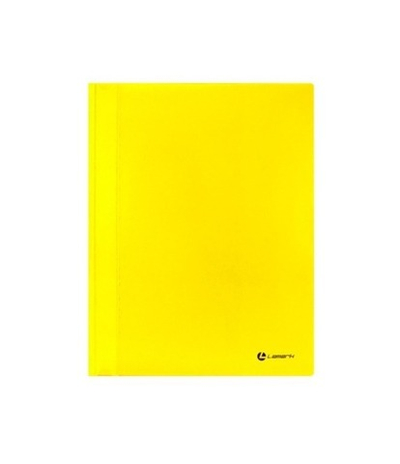 Скоросшиватель пласт. Lamark непрозр.верхний лист, 0,3 мм, вн. карман желтый FF0053-YL