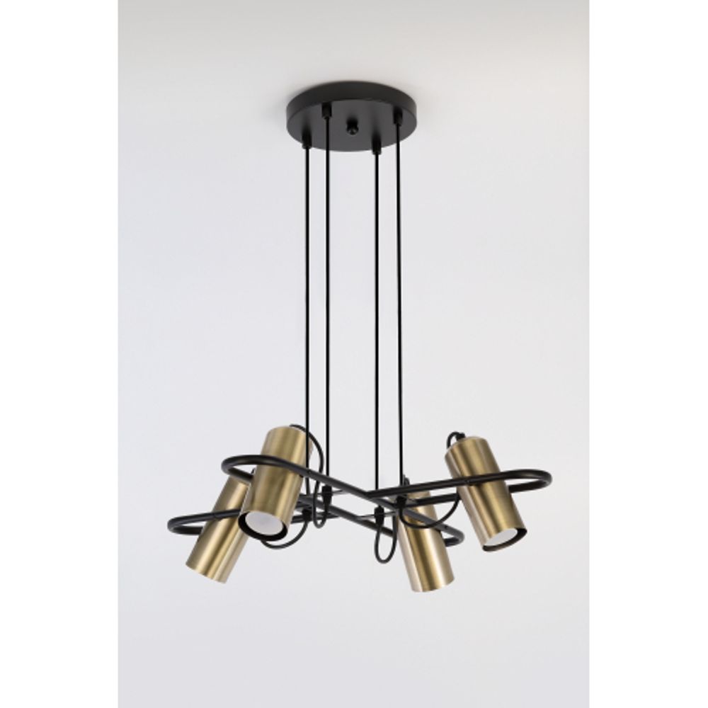 Светильник подвесной (подвес) Rivoli Elfriede 3101-304 4 * GU10 25 Вт модерн потолочный