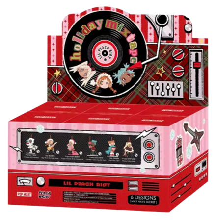Рандомная фигурка Blind Box Pop Mart Lil Peach Riot Little Peach Holiday Suite Series Figurine