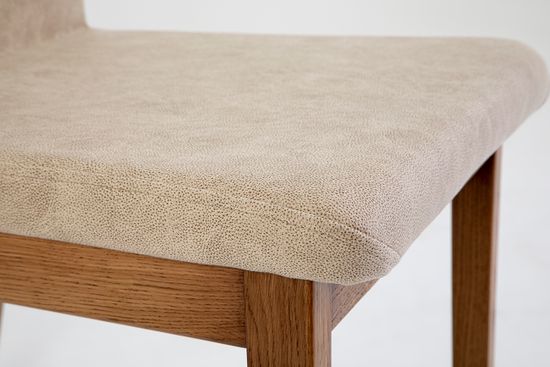 Стул Франк (дуб/тон 004 светлый дуб с коричневой патиной/ткань 3-100 C Oxford 100)