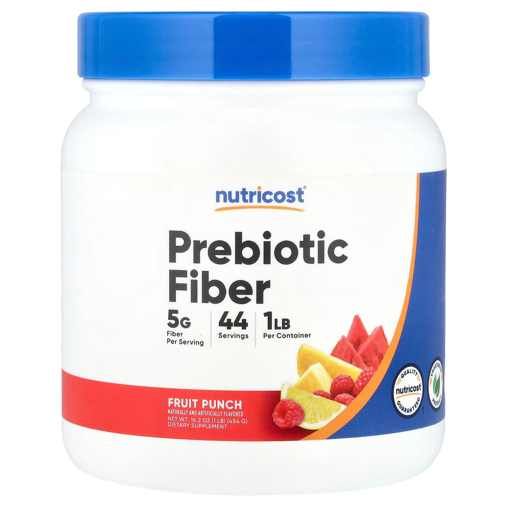 Nutricost, Пребиотическая клетчатка, фруктовый пунш, 454 г (16,2 унции)