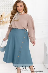 Юбка 2341-голубой Minova