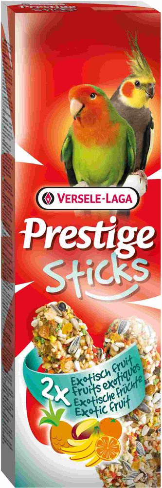 VERSELE-LAGA Палочки для средних попугаев с экзотическими фруктами 2 х 70 г