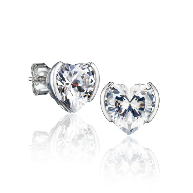 Серьги пусеты Mon amour