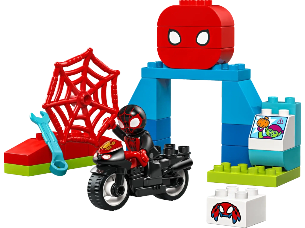 Конструктор LEGO Duplo 10424 Человек-паук: Приключение на мотоцикле