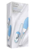 Голубой вибростимулятор Soft Touch Stimulator - 10 см. (Цвет: голубой)