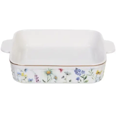Форма керамическая для запекания «Альпийский луг» 1,5л 20,5*17*4,5см