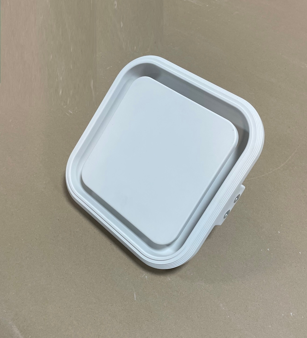 Диффузор под покраску скрытого монтажа SECRET SOFT FRAME 100/90 с приточно-вытяжным вентилятором