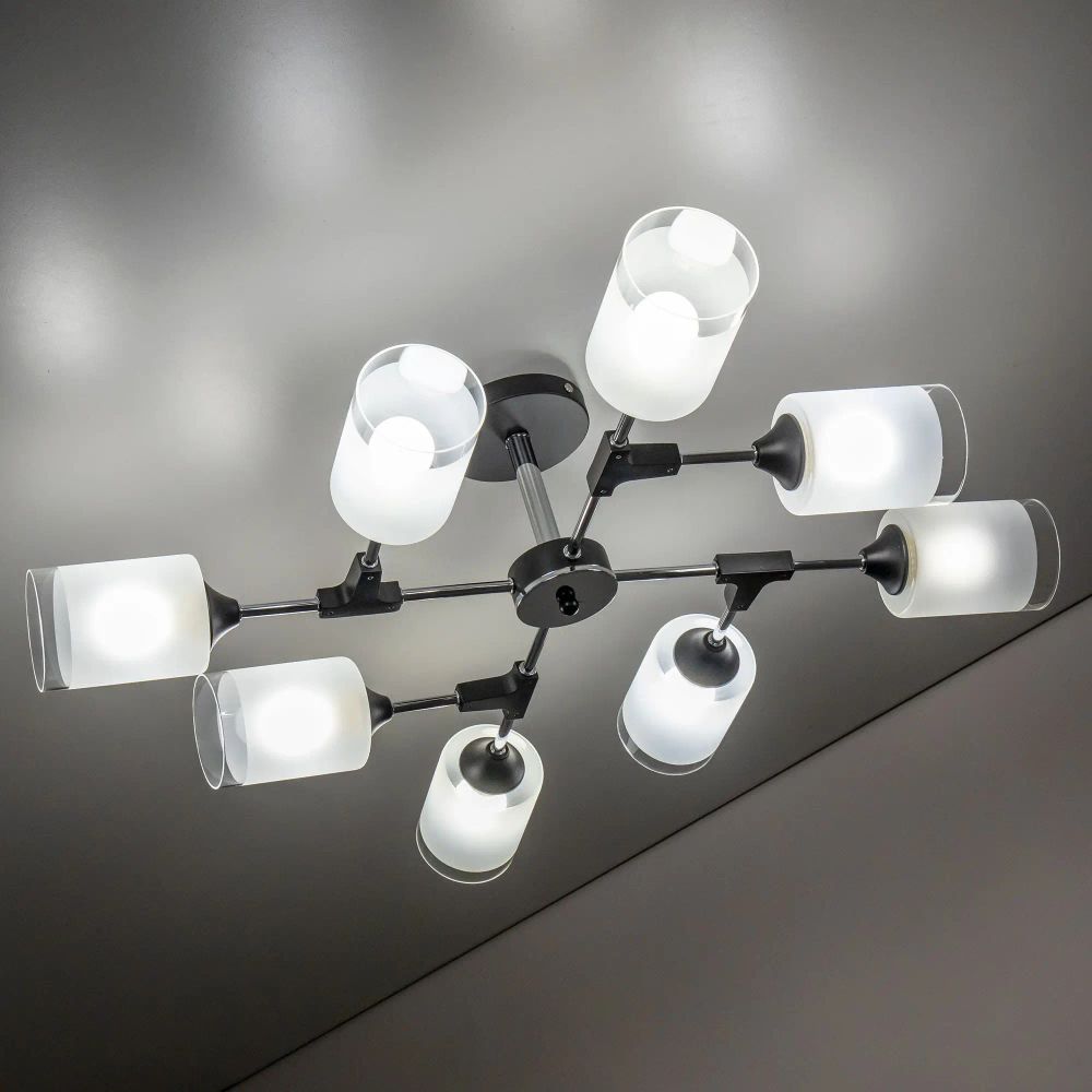 Citilux Эрик CL136185 Люстра потолочная Чёрная