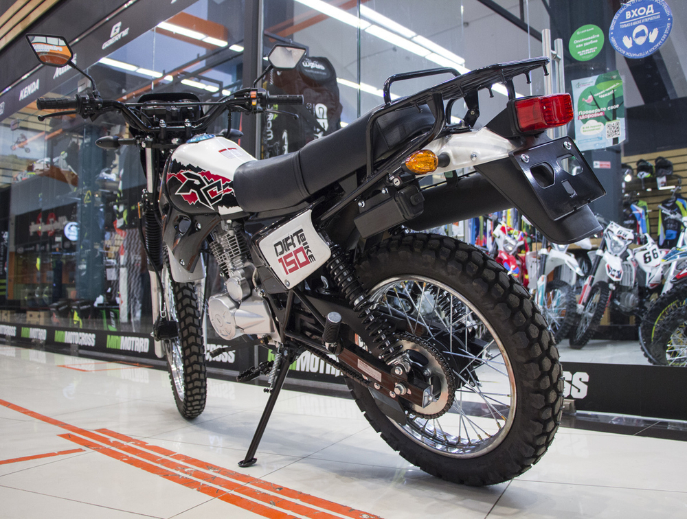 Эндуро мотоцикл Racer RC150-23A Enduro L150 белый (ПТС)