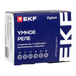 Умное реле в подрозетник 2-канальное с нейтралью Zigbee EKF Connect Select