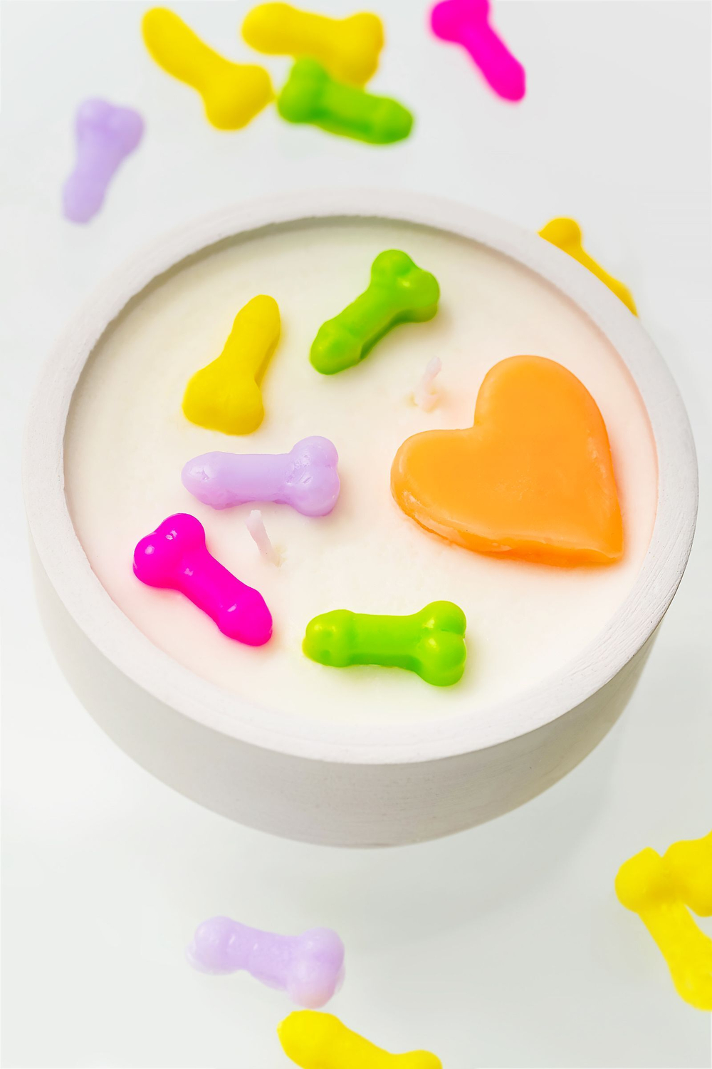 Интерьерная свеча «Романтический вечер» - 80 гр. (Цвет: белый)