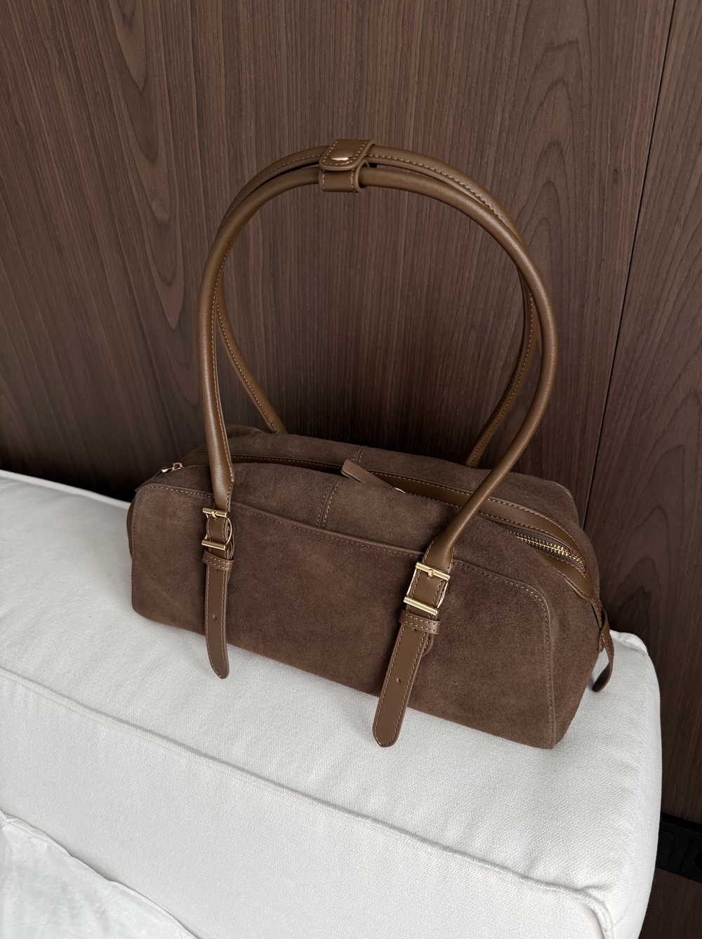 Сумка из натуральной замши