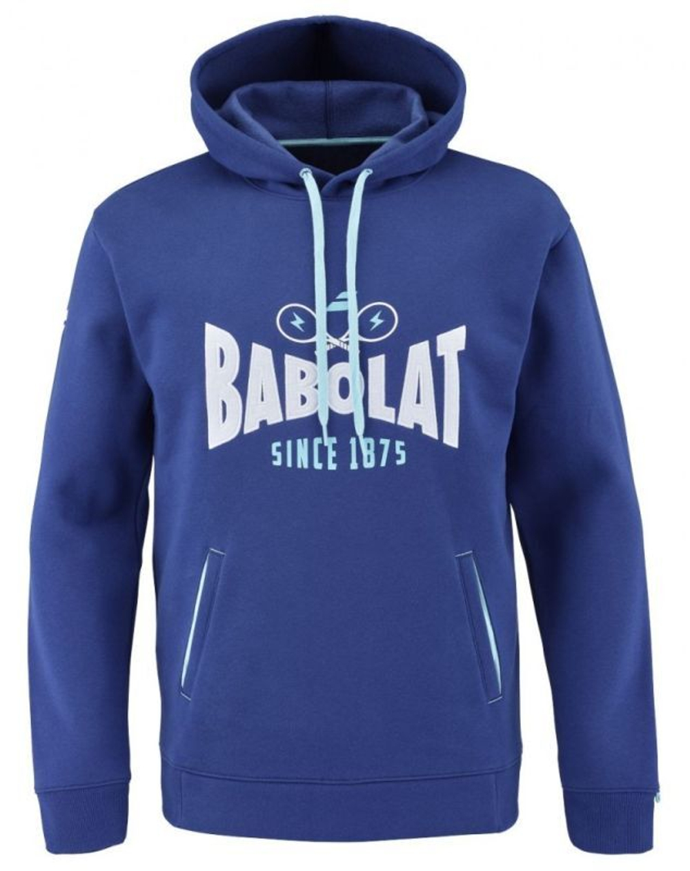 Мужская теннисная кофта Babolat Exercise Hood Sweat Men - estate blue