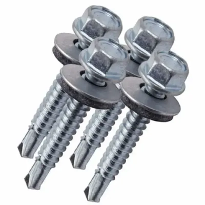Саморезы 6,3х 19 кровельный цинк сверло (20шт)