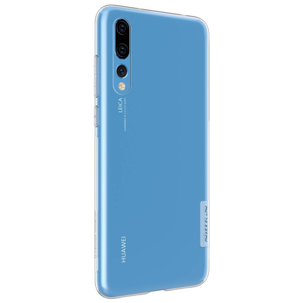 Прозрачный силиконовый чехол Nillkin Nature для Huawei P20 Pro