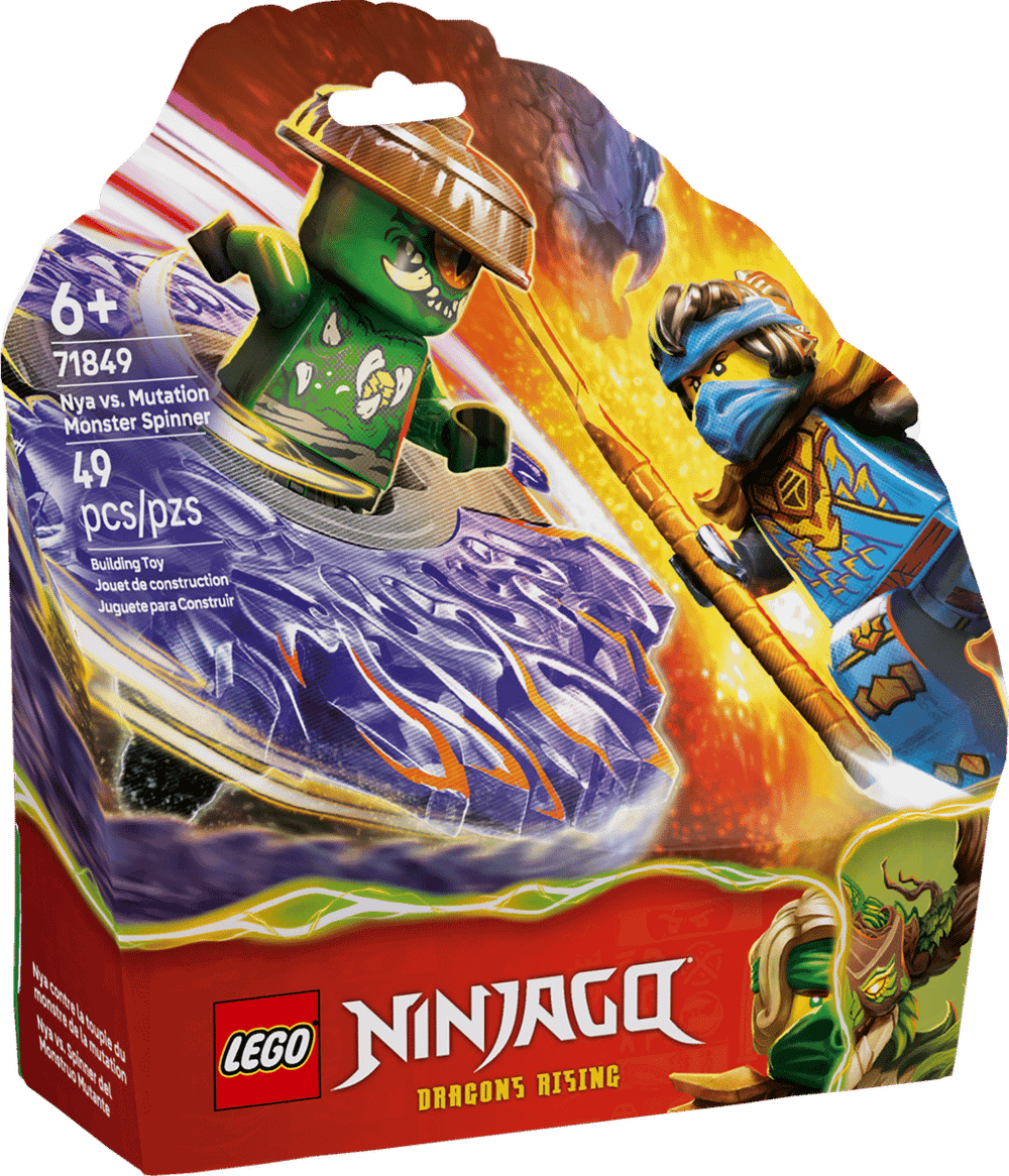 Конструктор LEGO Ninjago 71849 Nya vs. Mutation Monster Spinner