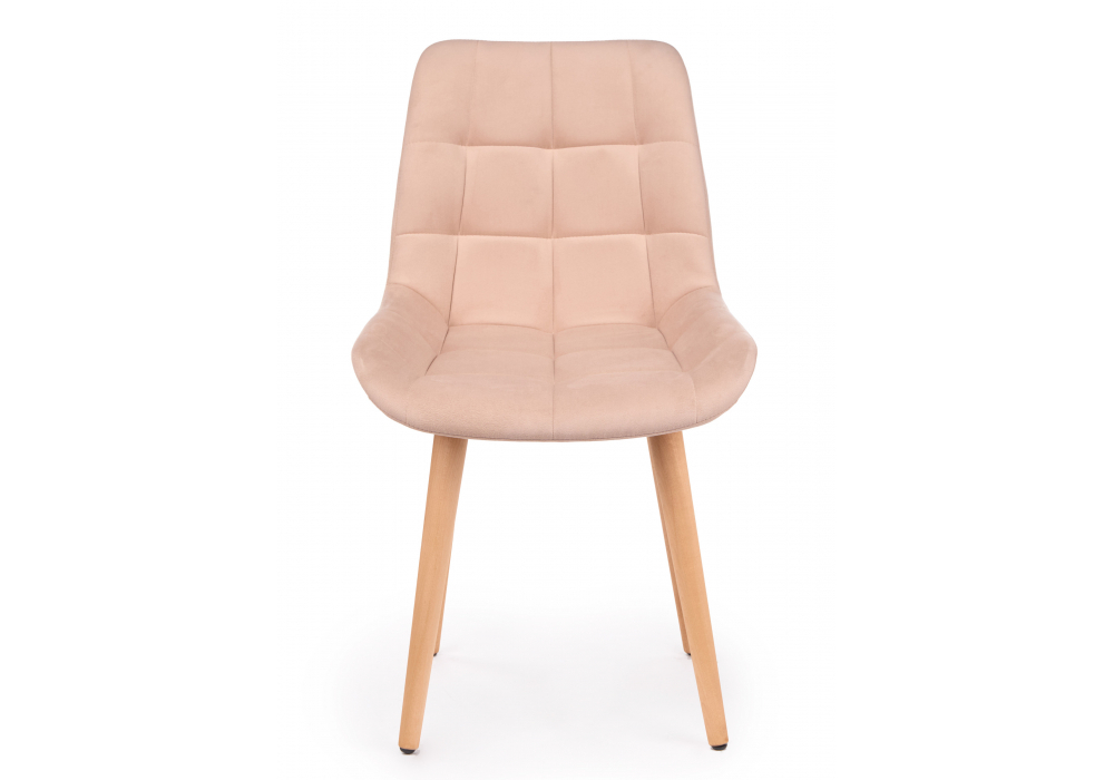 Стул деревянный Woodville Челси бежевый (zd 210), светлое дерево np, ножки натуральные