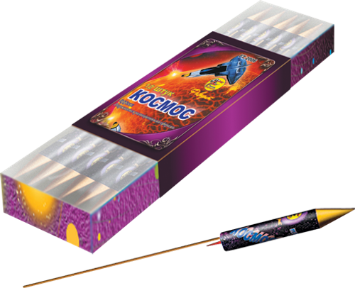 Ракеты "Космос" набор 12 шт.