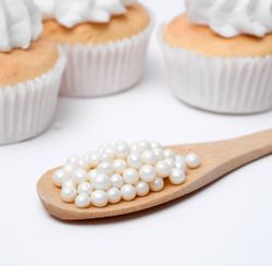 Посыпка рис воздушный "Жемчуг" белый